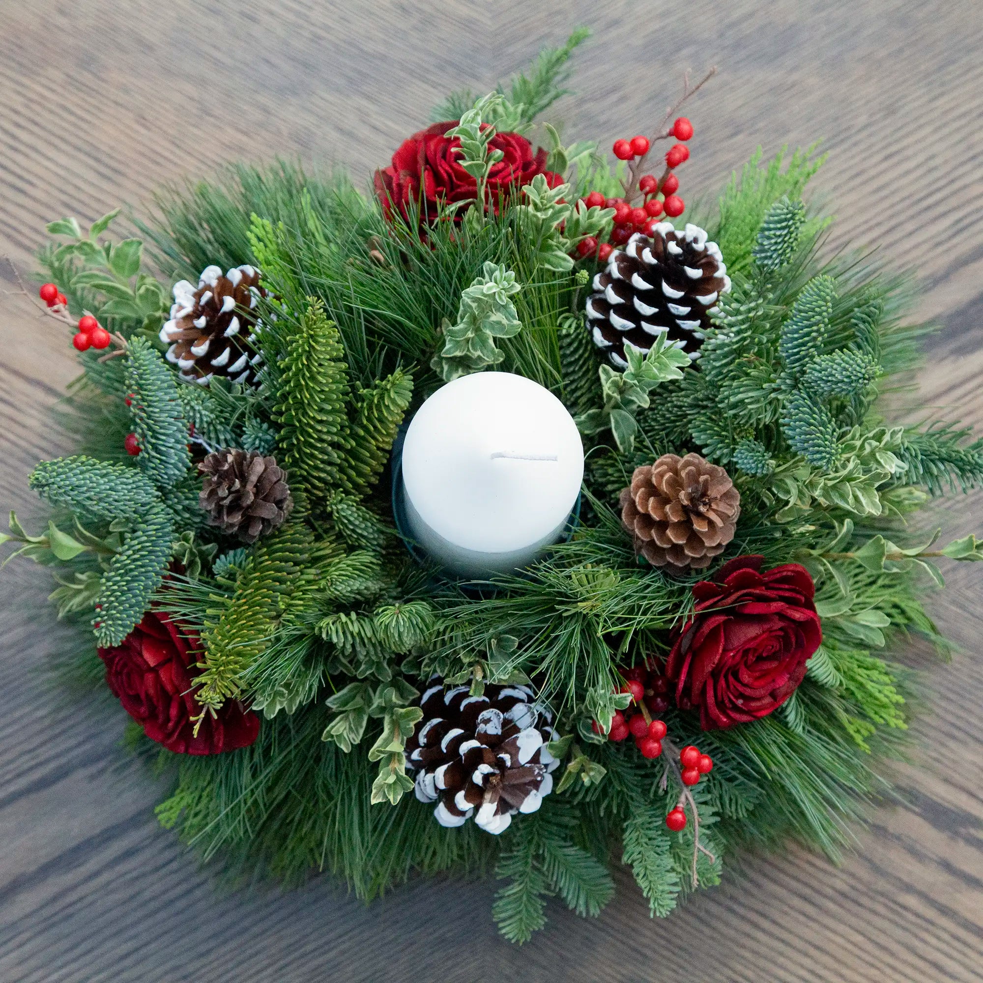 Workshop: Classic Evergreen Centrepiece