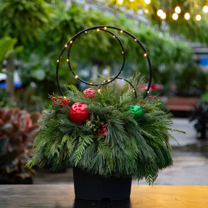 Workshop: Layered Ring Evergreen Urn