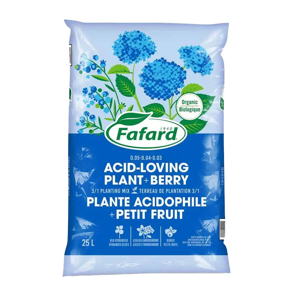 Bag of Fafard acid-loving plant & berry soil