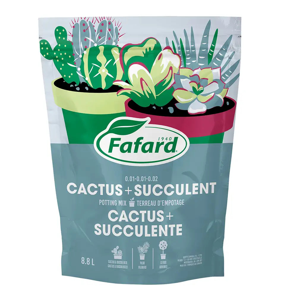 Bag of Fafard cactus and succulent potting mix 