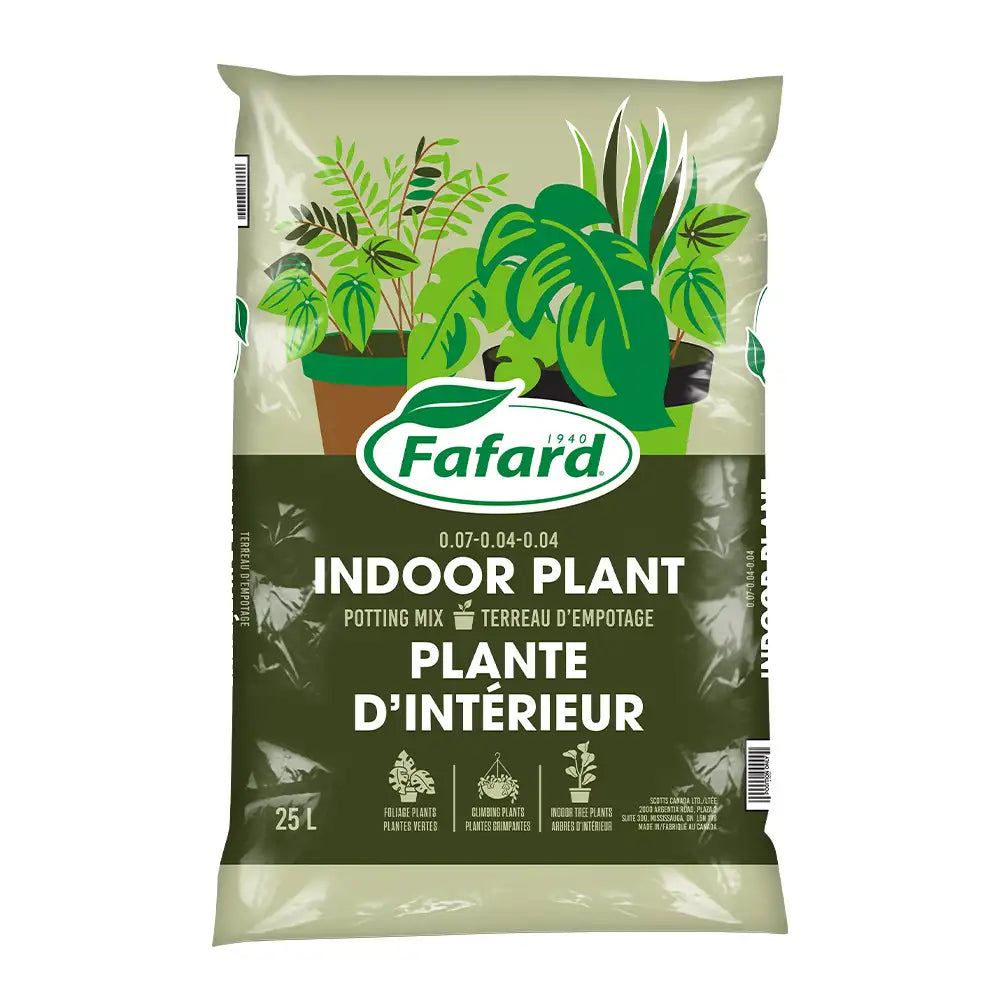 Bag of Fafard indoor plant potting mix