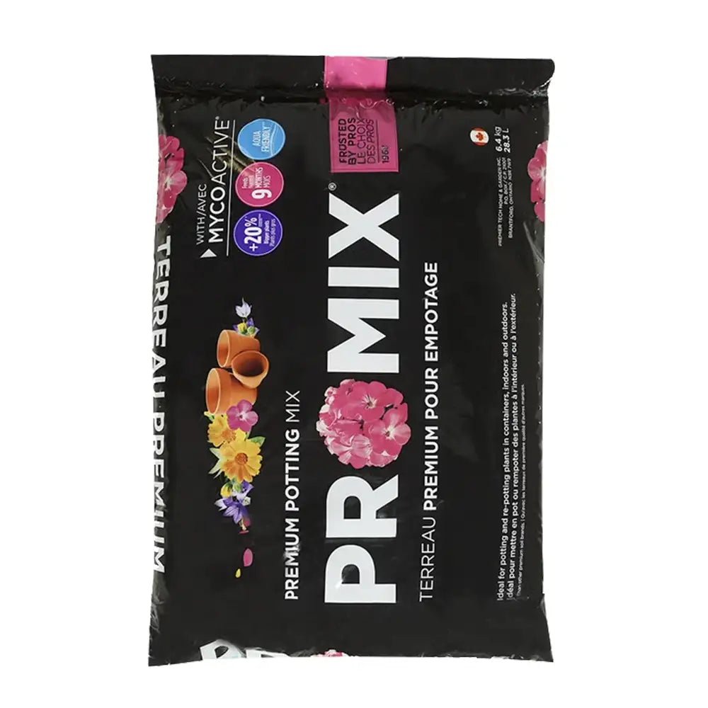 Bag of ProMix all purpose potting mix