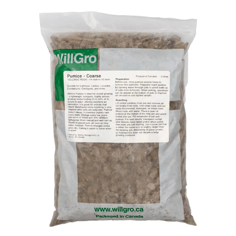 Bag of WillGro pumice coarse